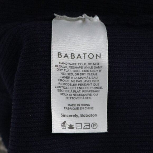 Babaton Women's Sz XS Ribbed Mock Neck Sleeveless Cropped Knit Striped‎ Top - Picture 7 of 8